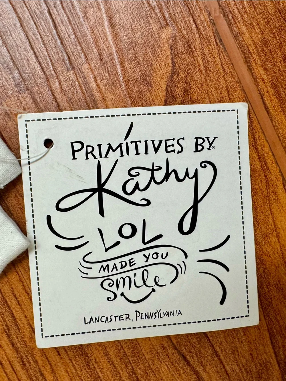 Primitives by Kathy White Cotton Cat Kitchen Towel with Red & Black Print